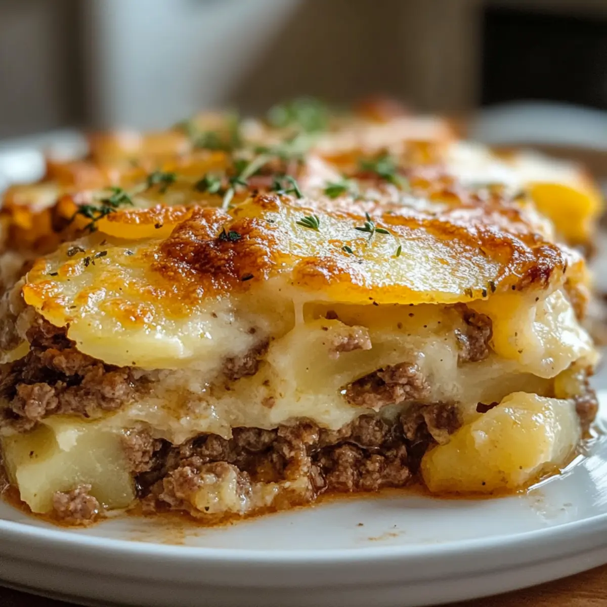 Der Beste Kartoffel Hackfleisch Auflauf für Genussküche
