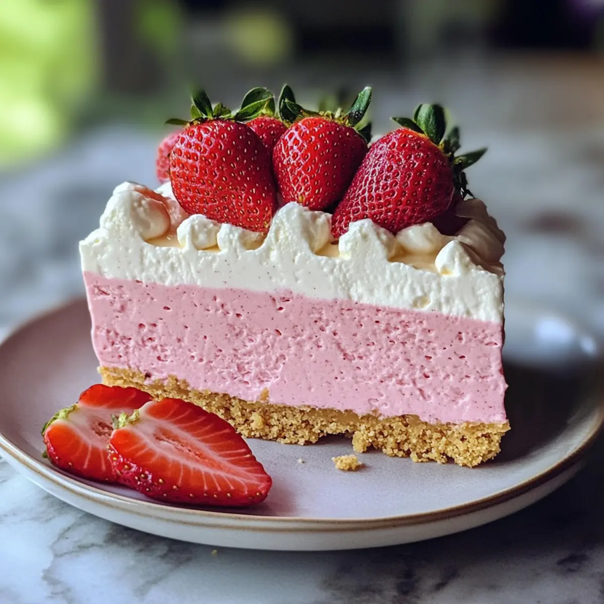 Erdbeer-Joghurt-Mousse-Torte für den Sommergenuss