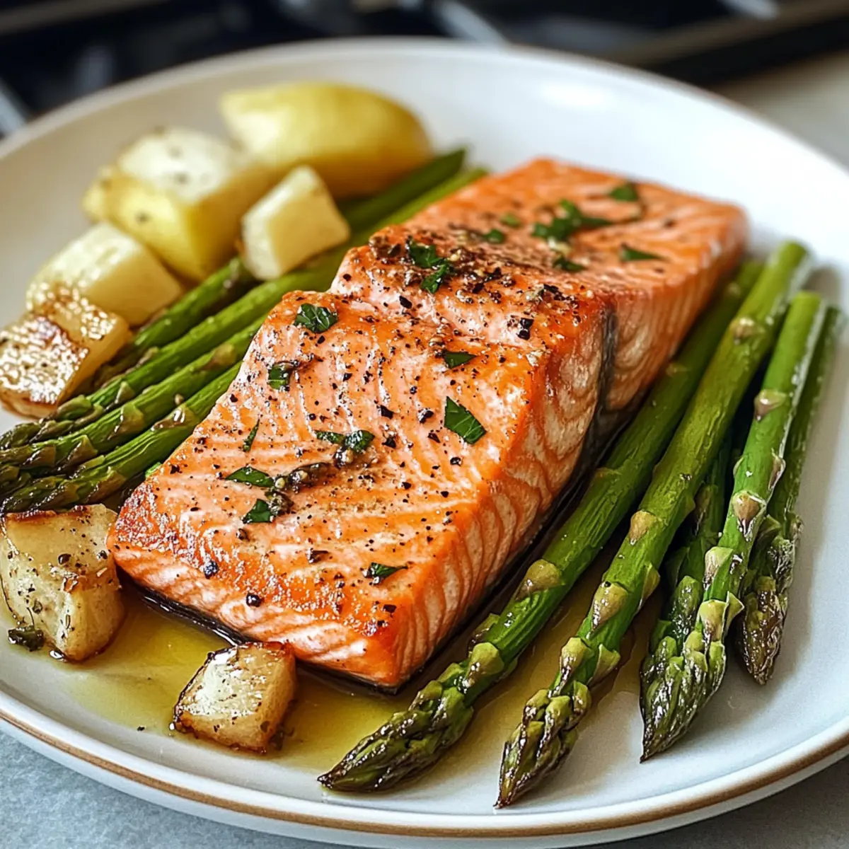 Grüner Spargel mit Lachs – Gesund in 20 Minuten