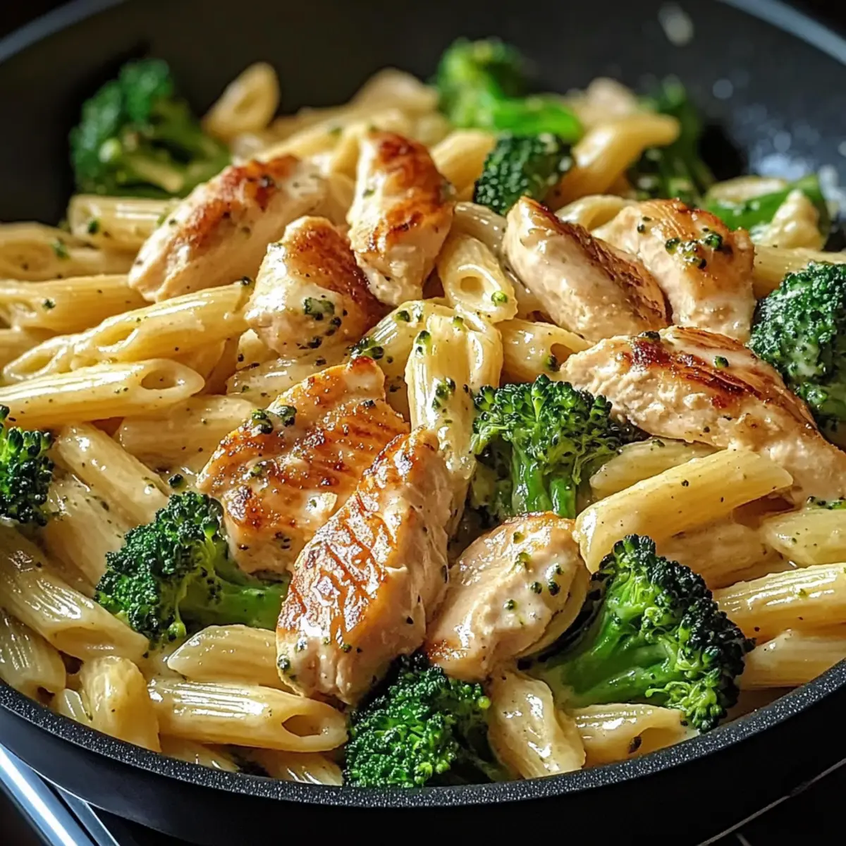 Hähnchen-Brokkoli-Pasta in 30 Minuten genießen