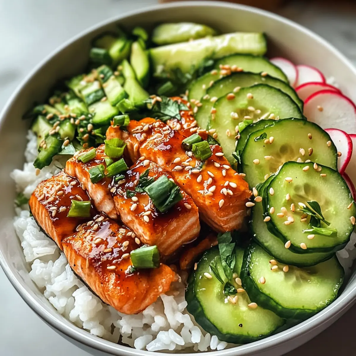 Knusprige Lachs Schalen für ein schnelles Abendessen