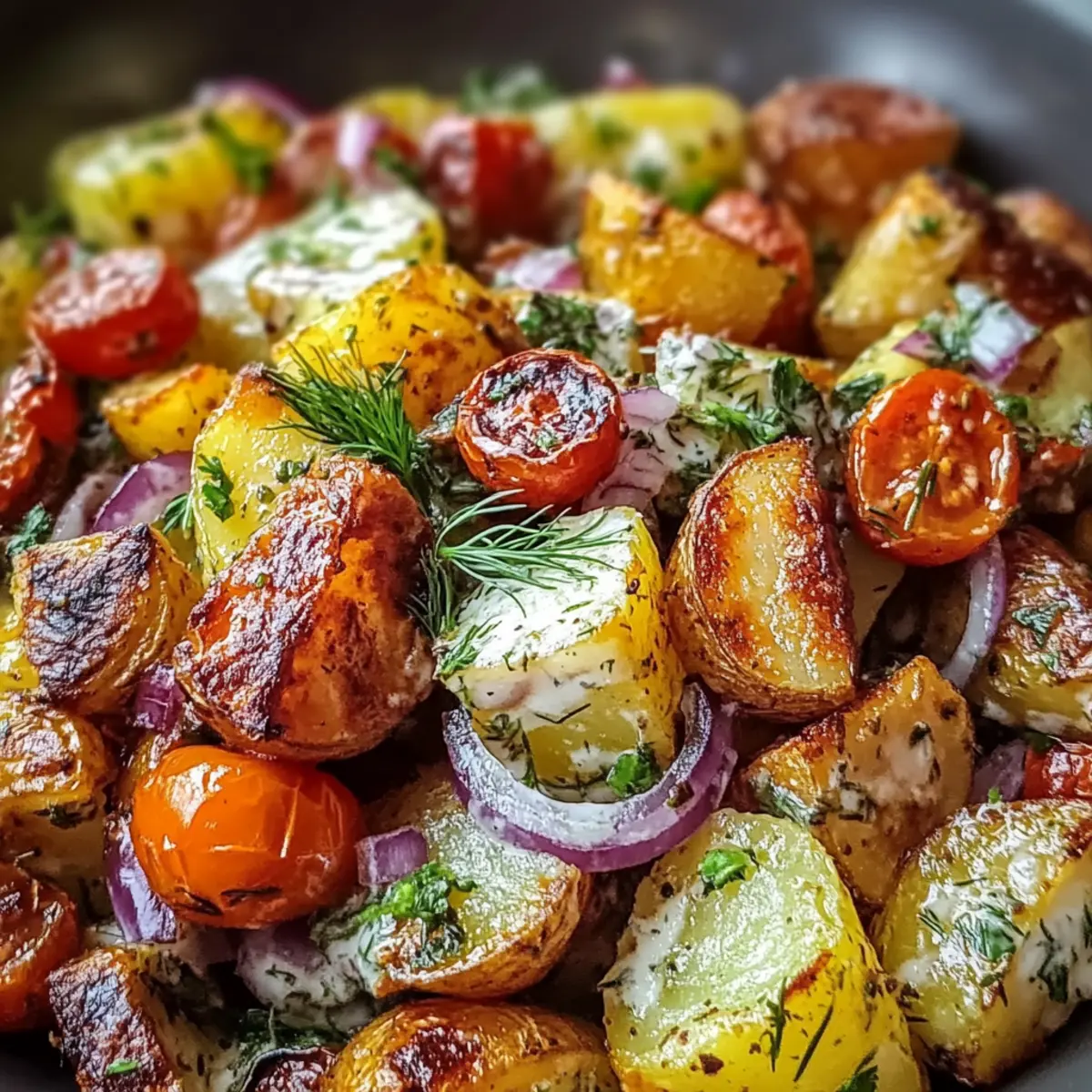 Knuspriger Kartoffelsalat für jede Feier