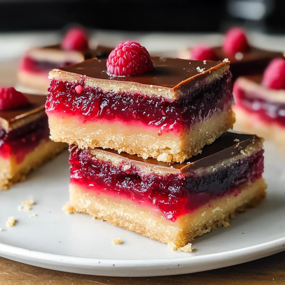 Himbeer-Karamell-Millionärs-Kekse ganz vegan und lecker