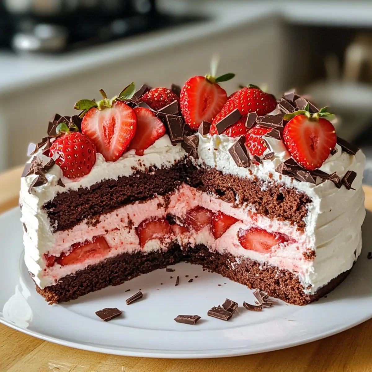 Schwarzwälder Erdbeertorte leicht gemacht