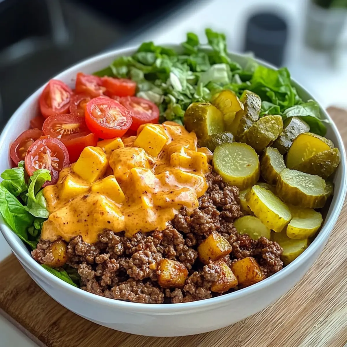 Gesunde Burger Schüssel für deine nächste Mahlzeit