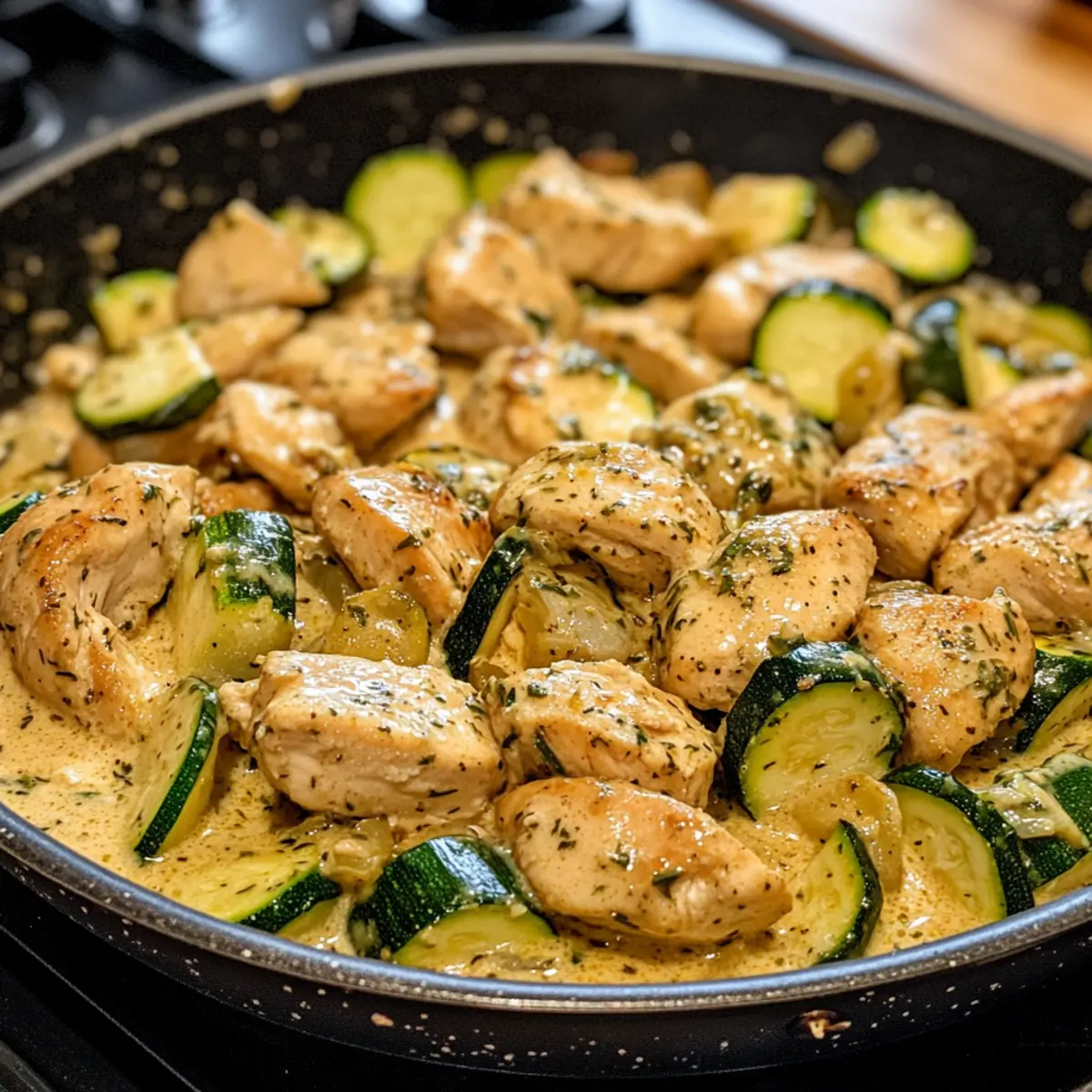 Hähnchen-Zucchini-Pfanne schnell und einfach zaubern