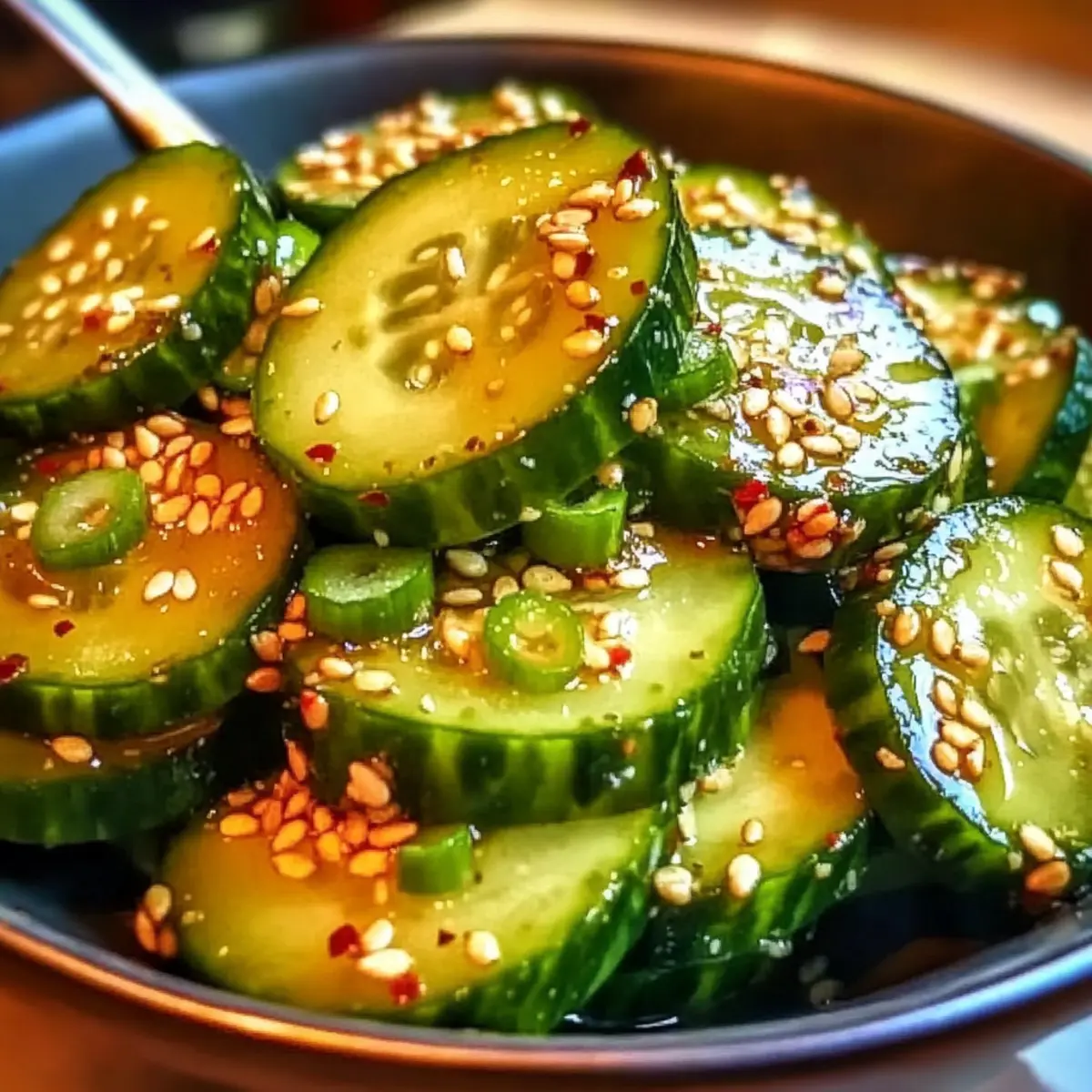 Frischer koreanischer Gurkensalat für jeden Anlass