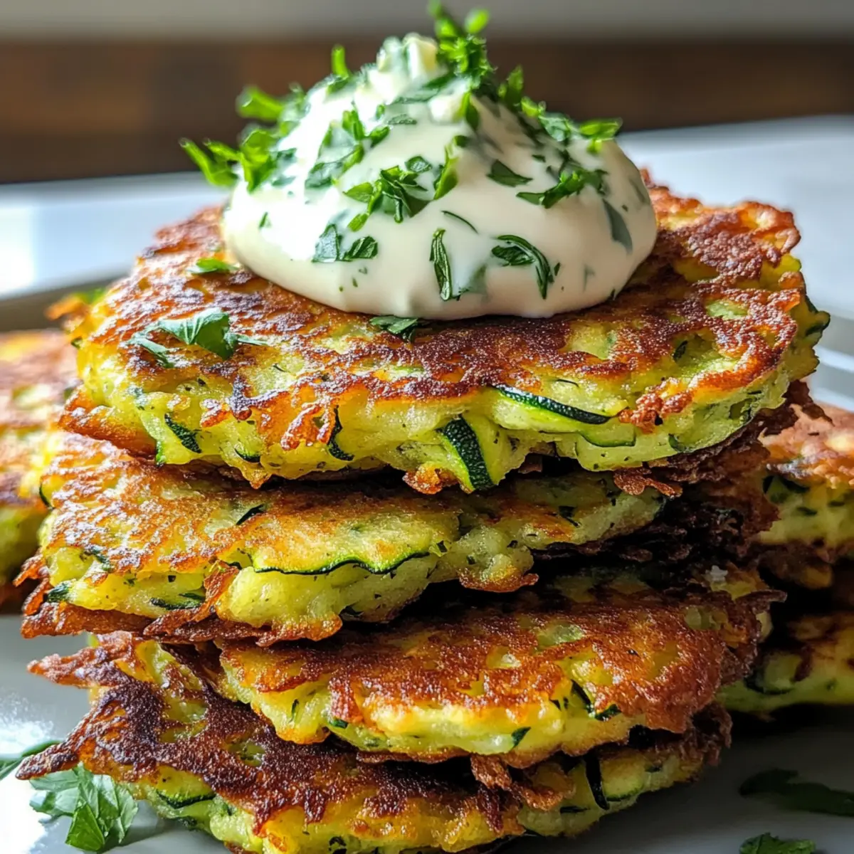 Leckeres Zucchinipufferrezept für jeden Tag