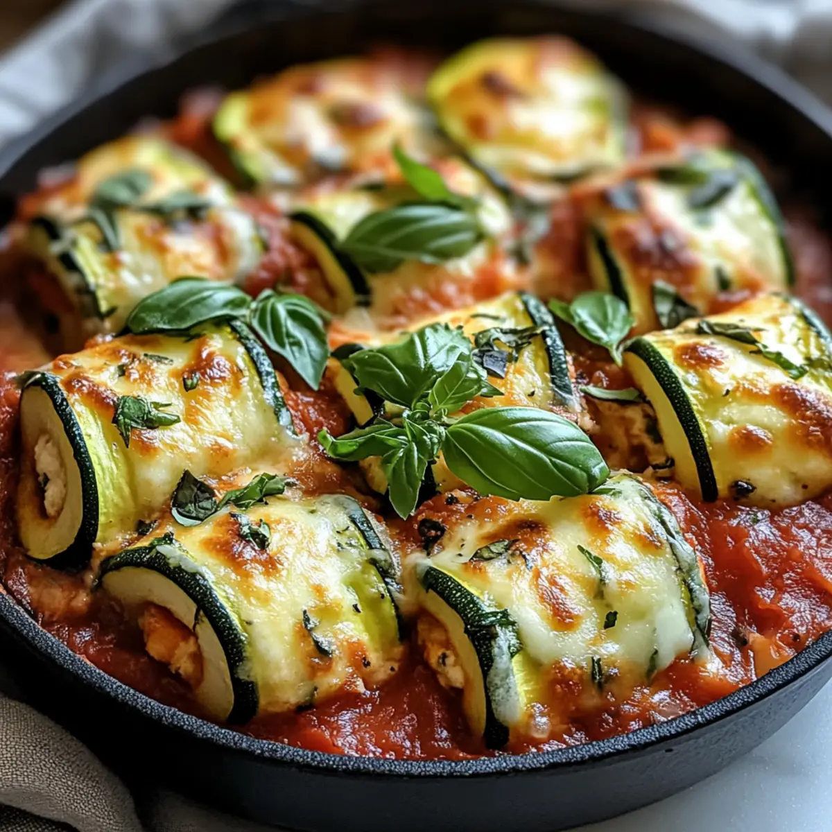 Zucchini-Rollatini mit drei Käsesorten für jeden Anlass